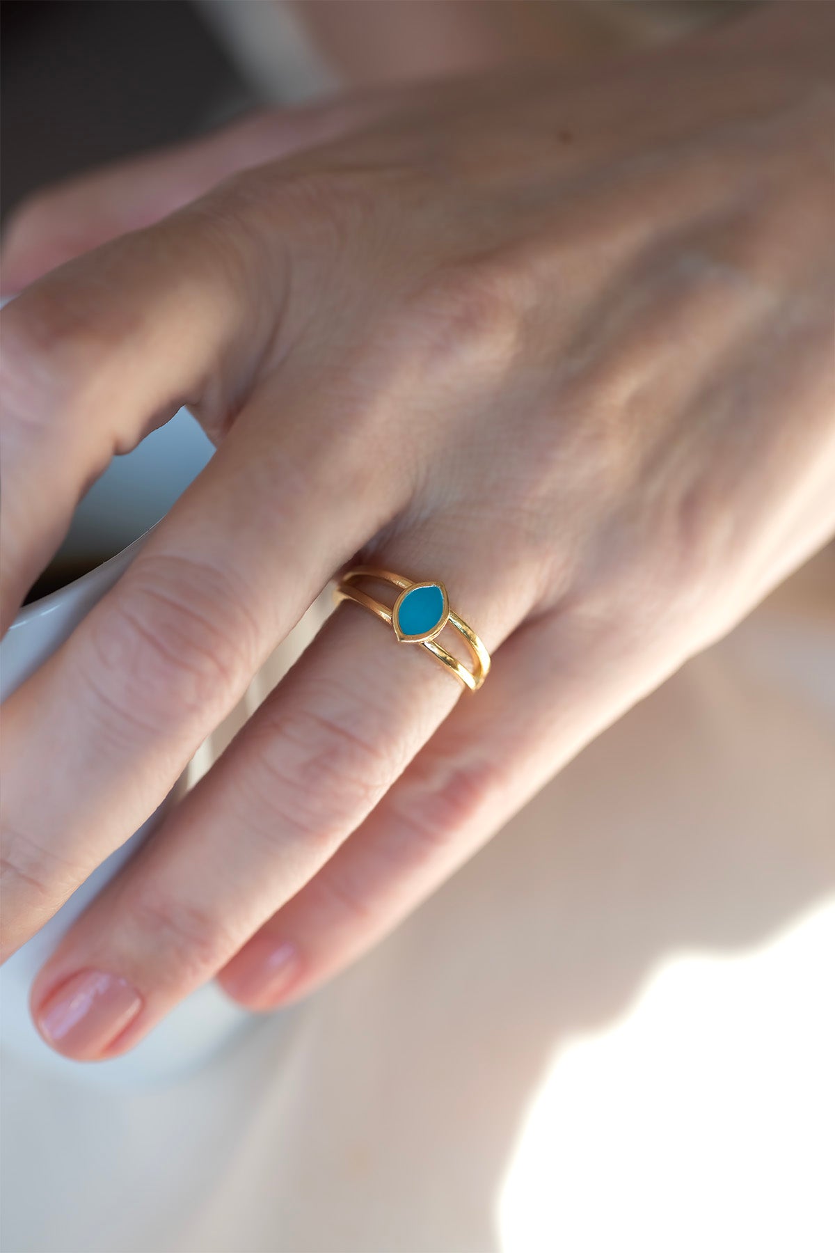 LUCID – Open Enamel Statement Ring