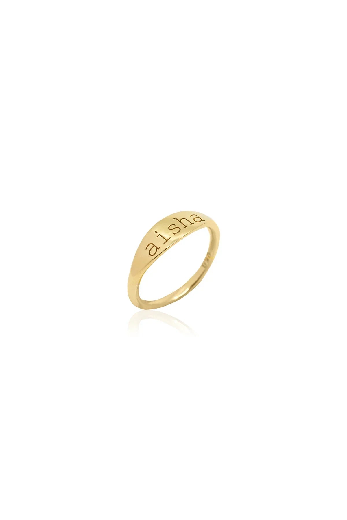 ME TIME – Personalized Dome Name Ring