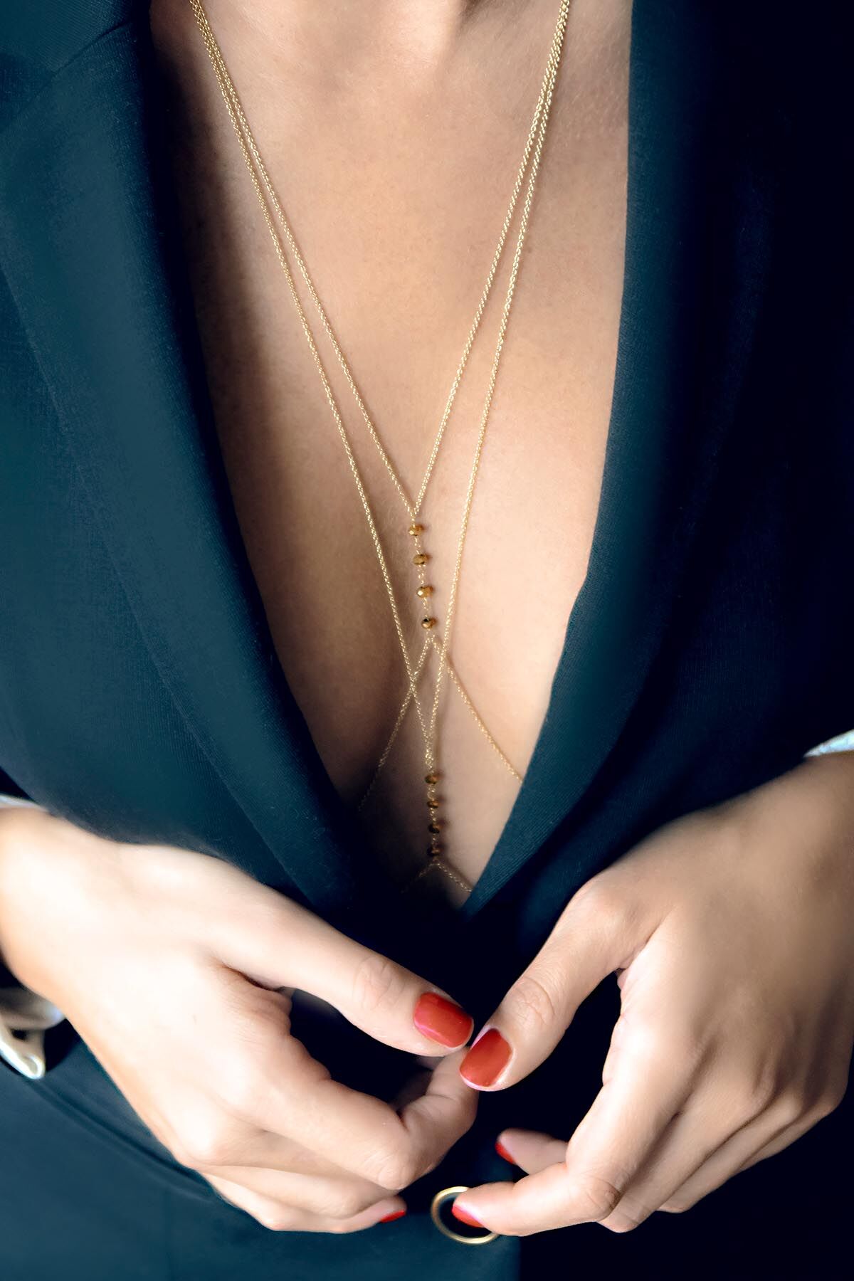 TWIN – Layered Body Chain Necklace