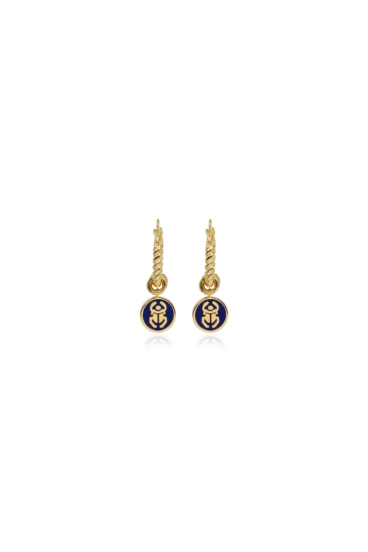 BEETLE – Scarab Drop Earrings