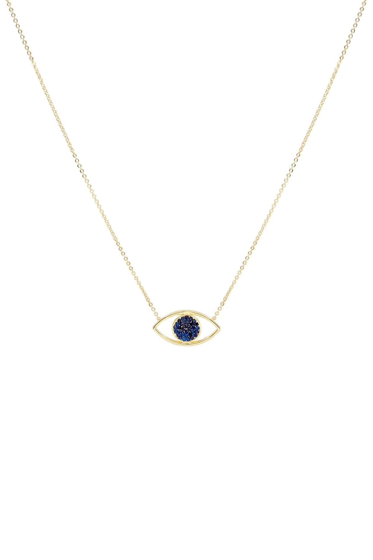 FACE OFF - SAPPHIRE - Reversible Eye Necklace