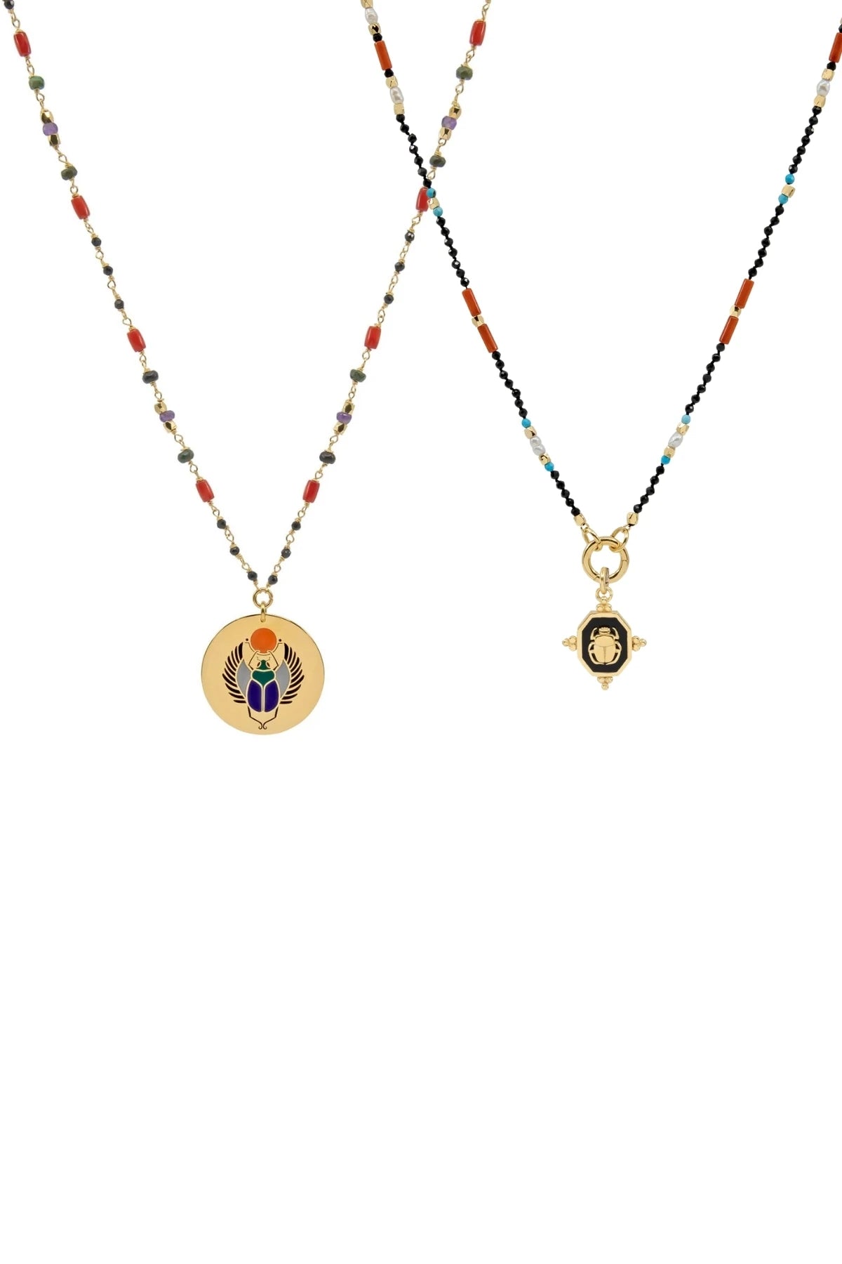 PECTORAL – Medallion & Charm Necklace Set