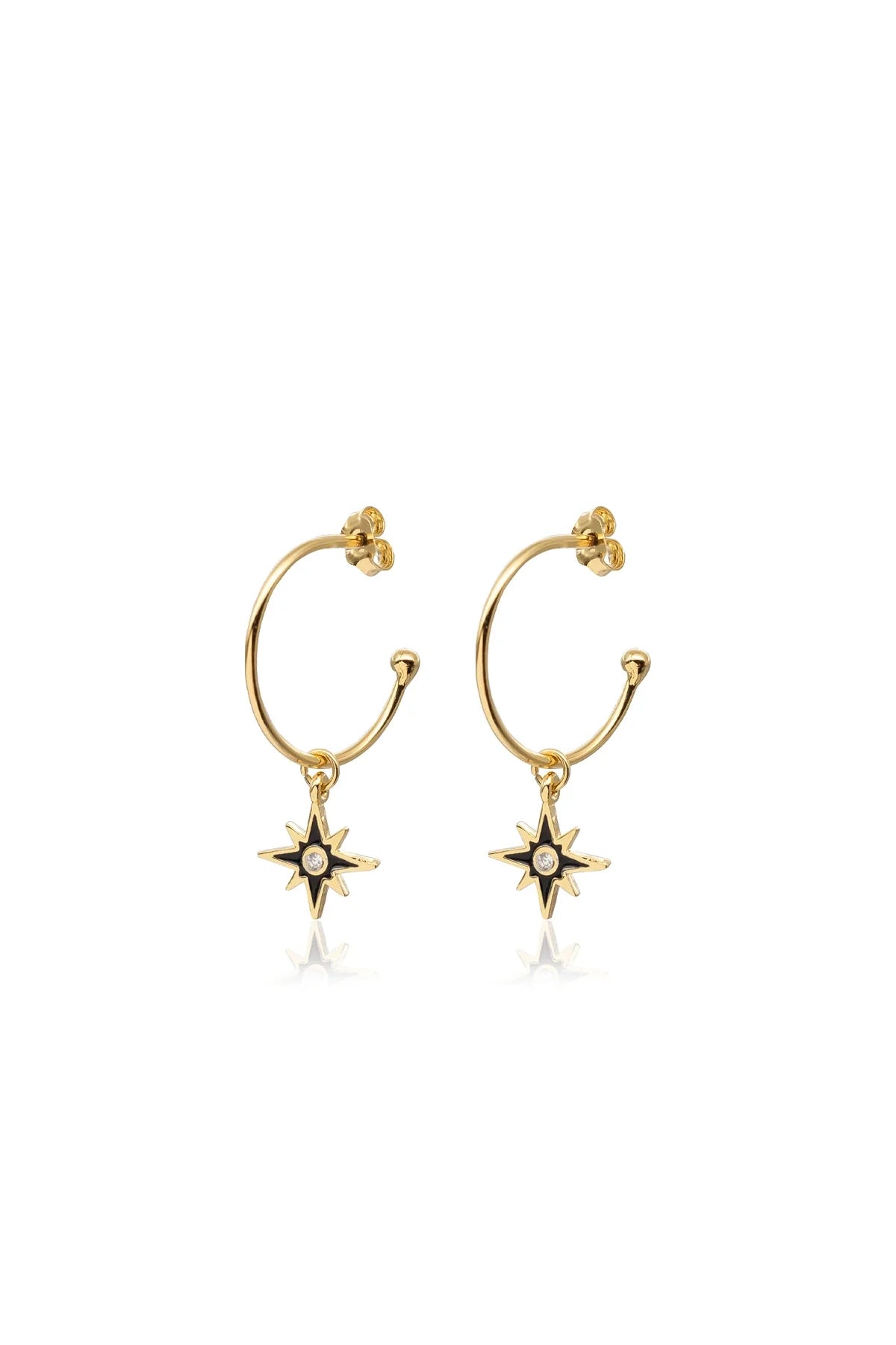 NOXIA - Star Hoop Earrings