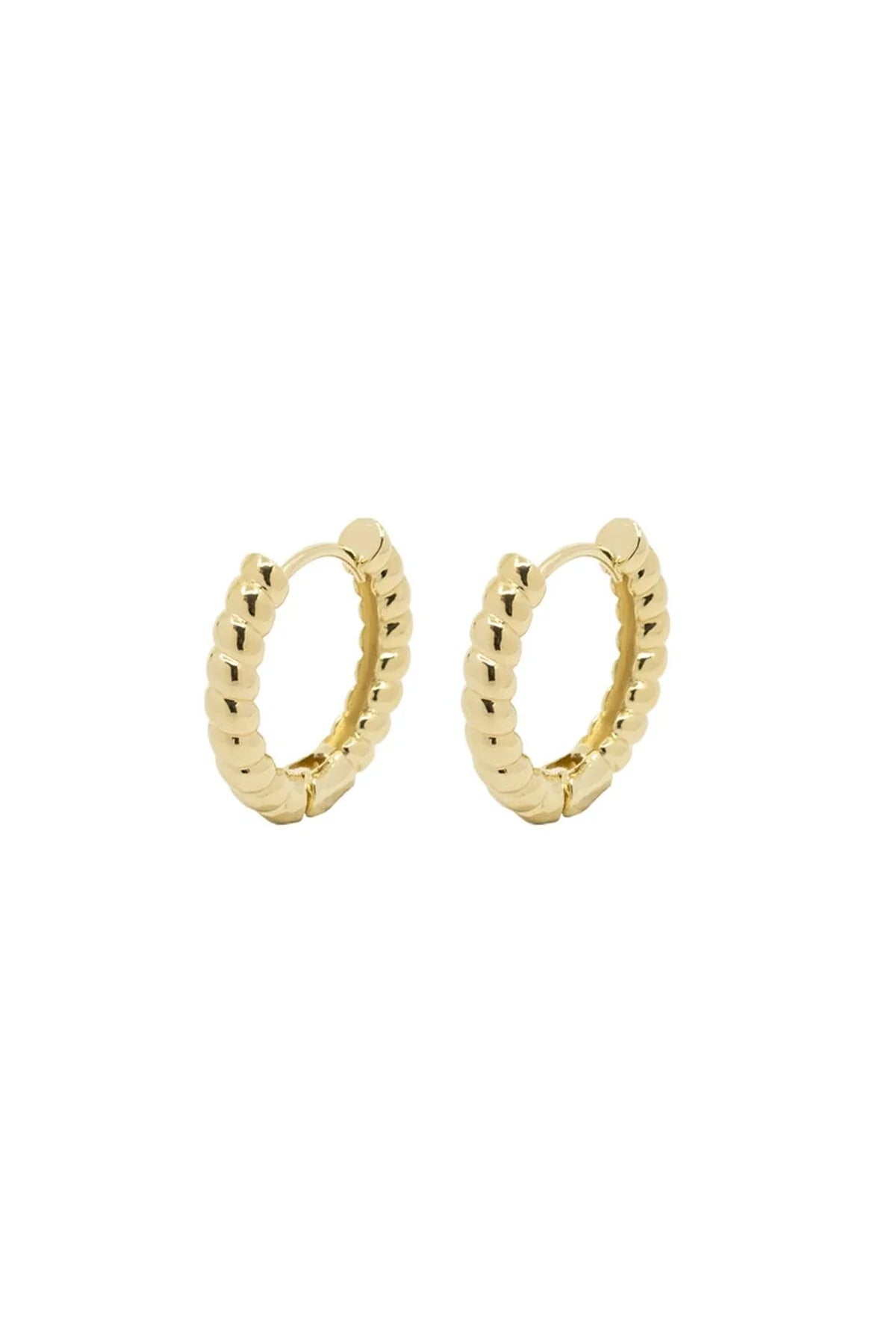 LA BOMBA – L – Domed Hoop Earrings