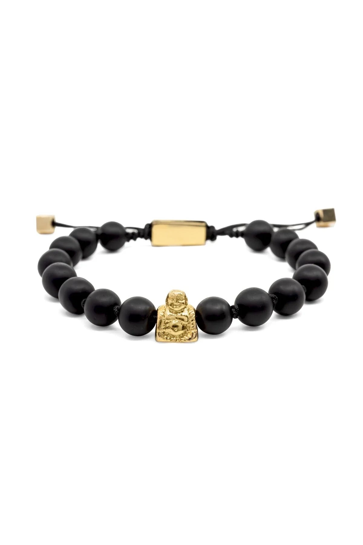 GOLDEN BUDDHA – Onyx Buddha Men’s Bracelet