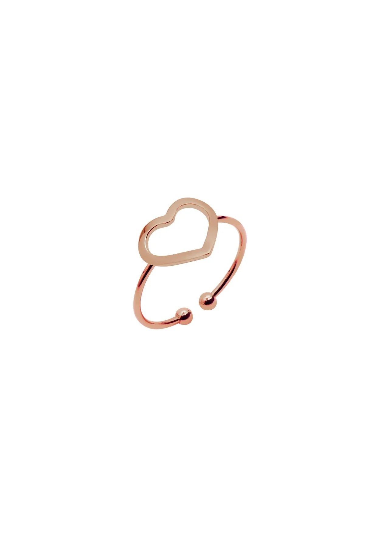 HEART – Outline Heart Adjustable Ring
