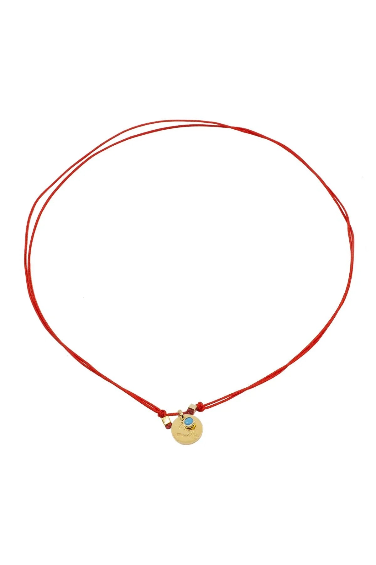 TIBET – Red String OM Necklace