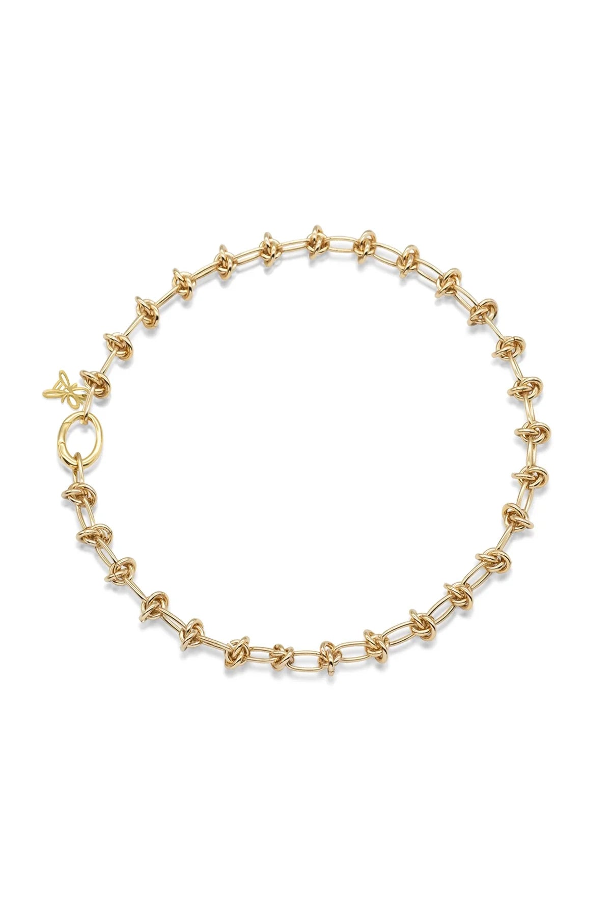 KNOTTY – Knotted Link Statement Necklace