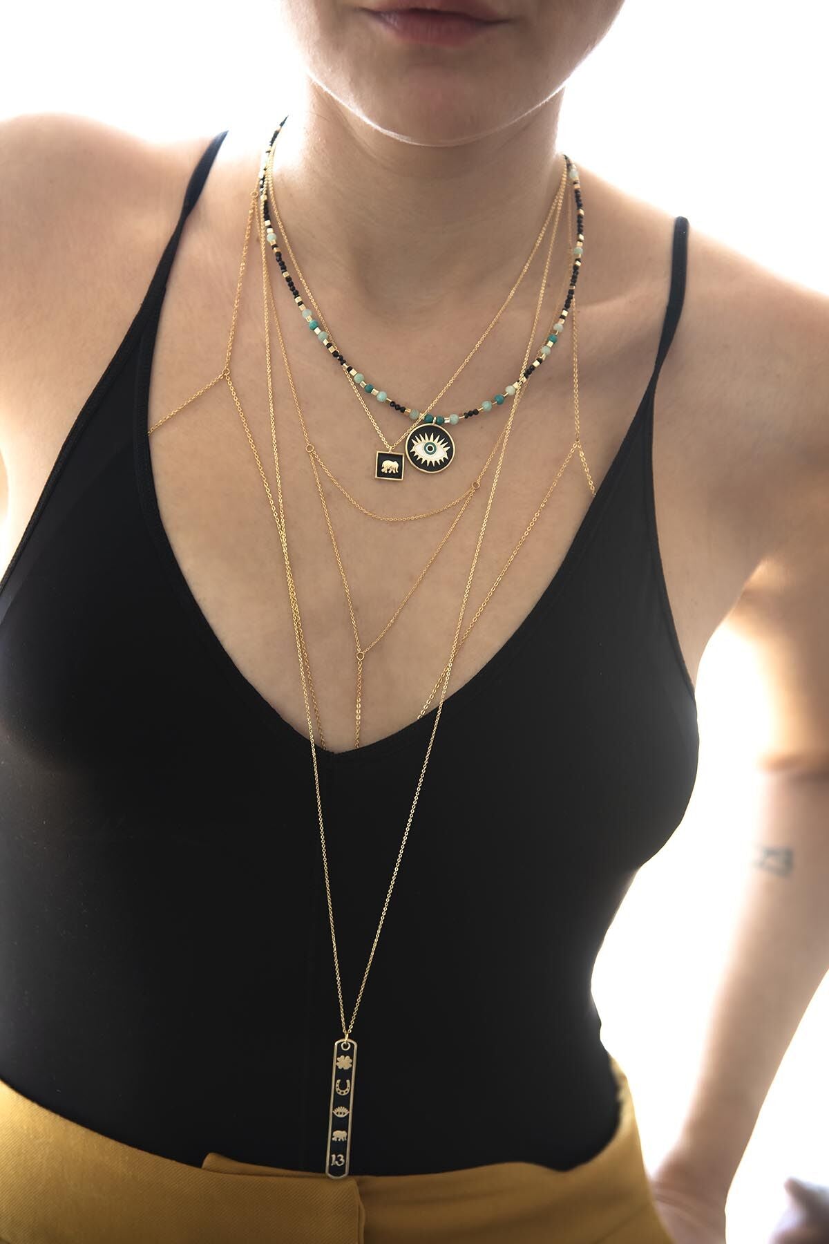 BLACK ELEPHANT - Elephant Necklace