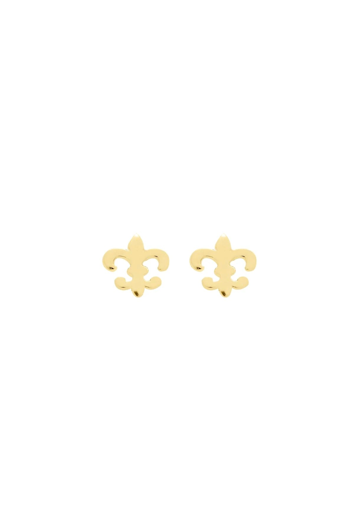 KNIGHT – Fleur-de-Lys Stud Earring
