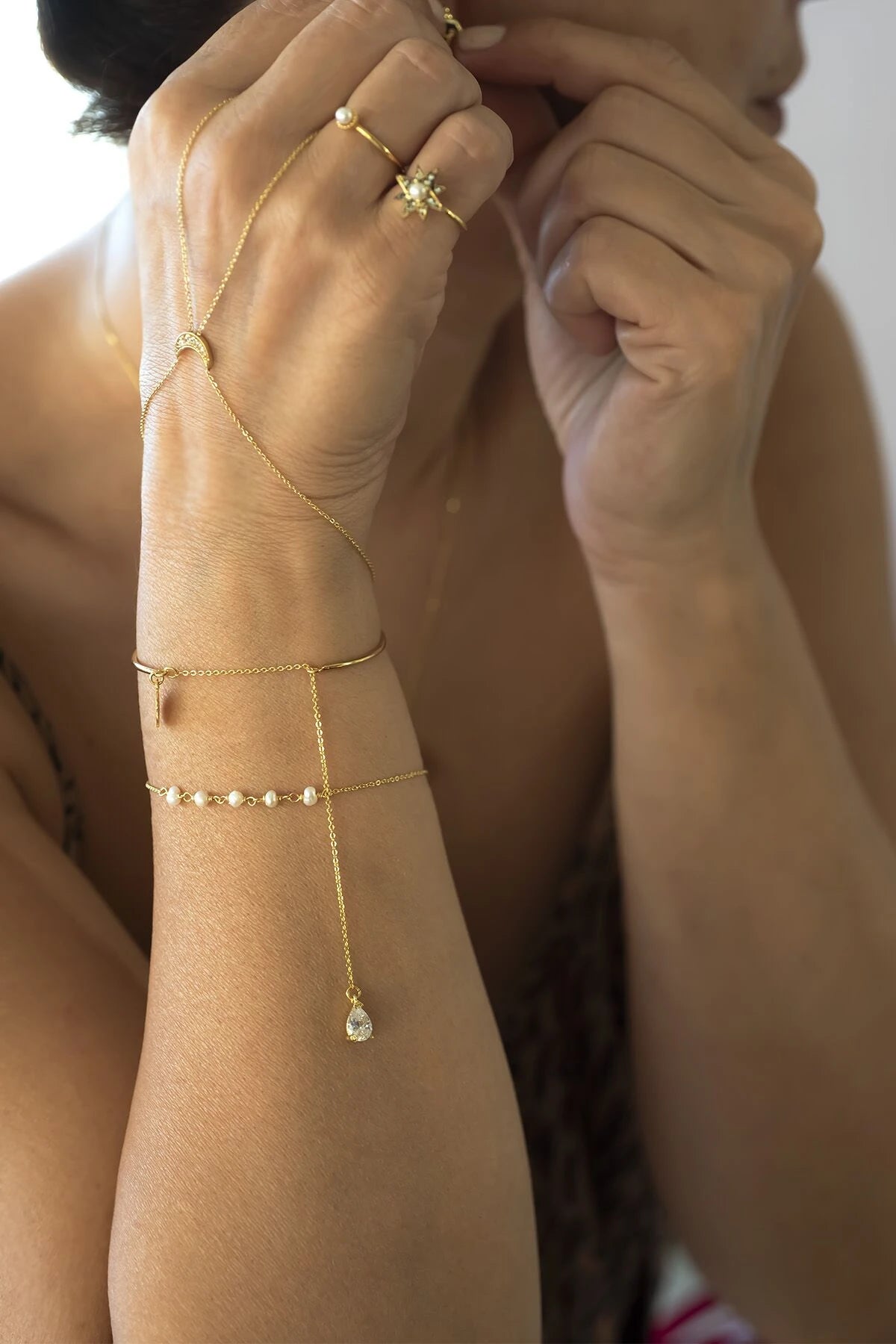 DROPLET – Delicate Chain Drop Bracelet