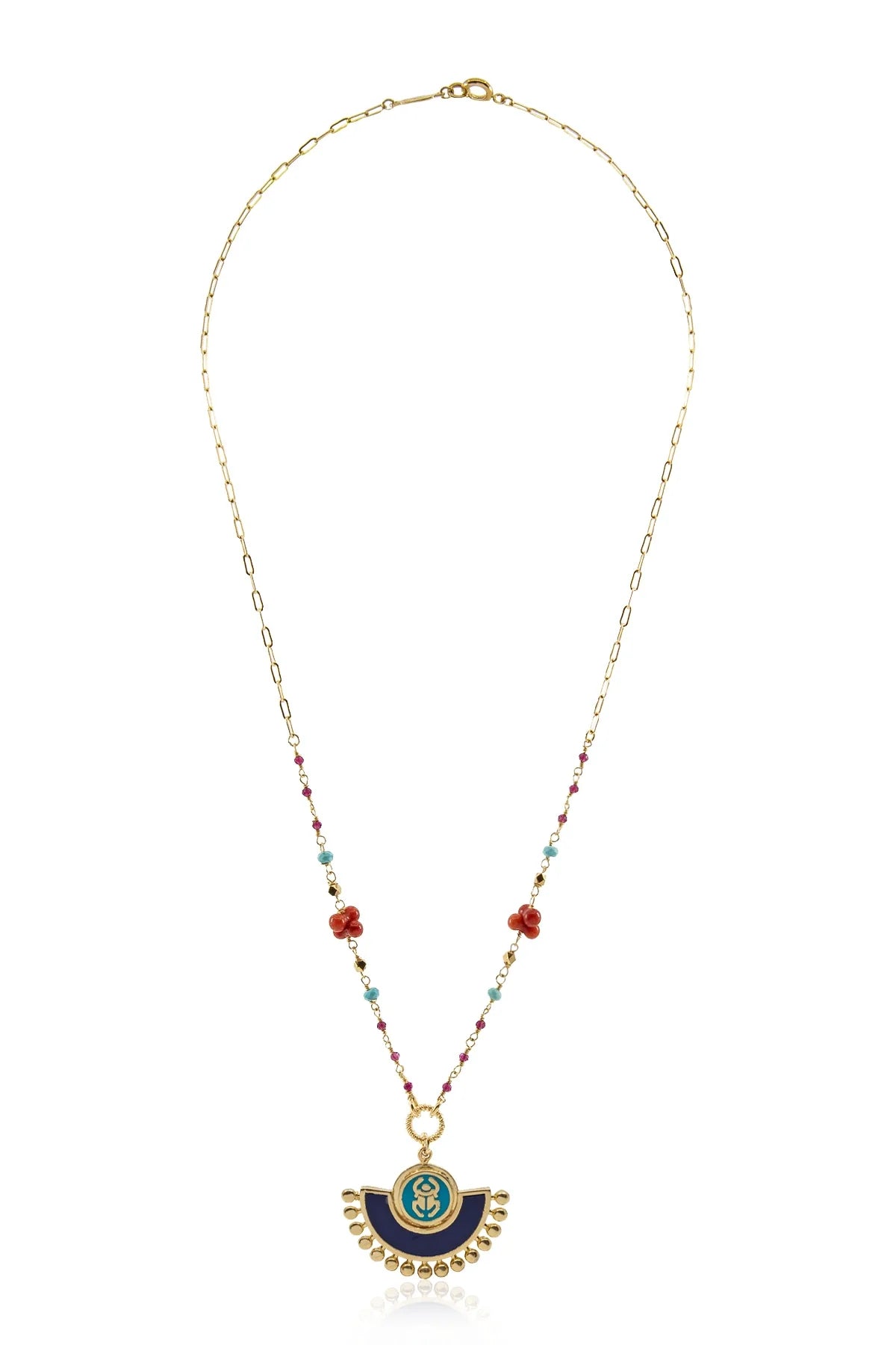 GURU BEE – Gemstone Pendant Necklace