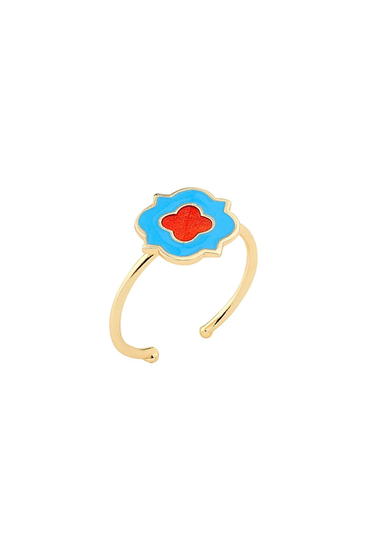 VERBENA – Enamel Adjustable Ring
