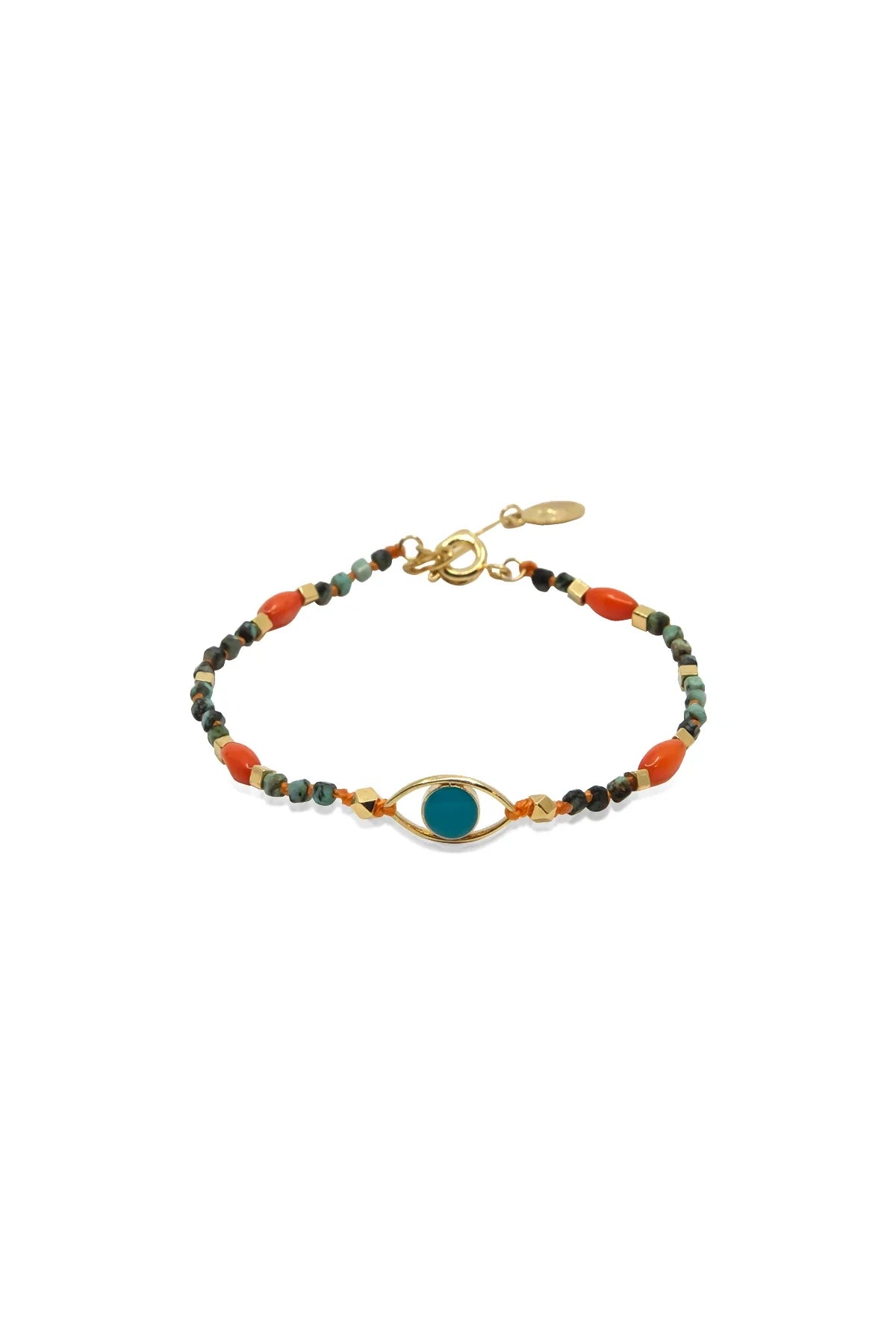 DEEP AZURE - Turquoise Eye Bracelet