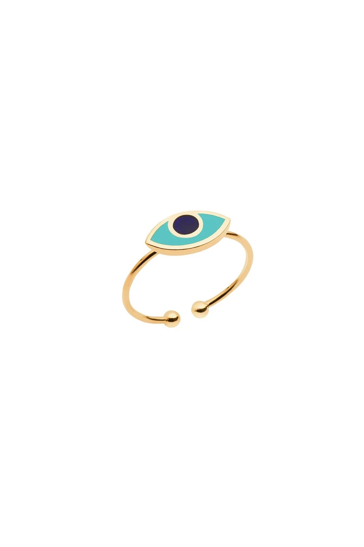 BLUE LOOK - Enamel Eye Ring