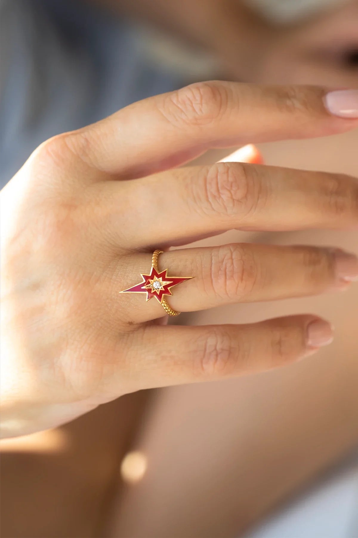 SPARKLE - RED - The Star Ring