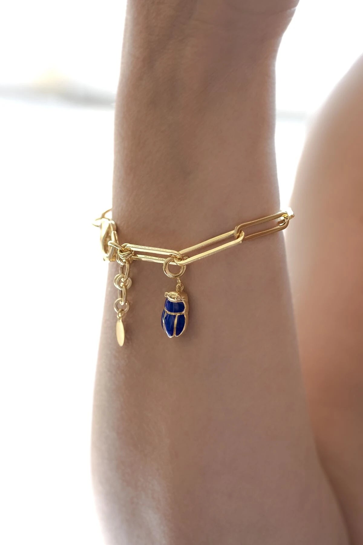 VERA – Charm-Compatible Paperclip Chain Bracelet