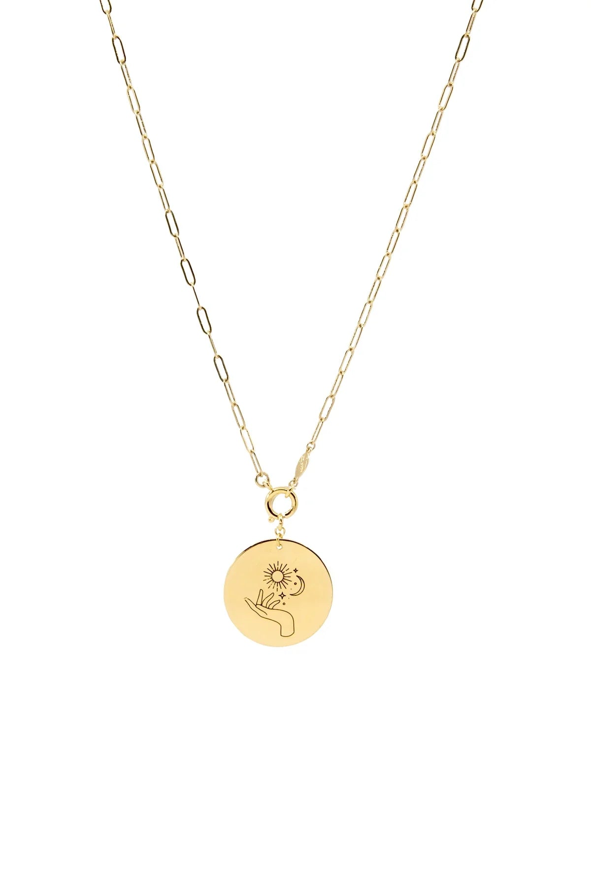 MAGIC HAND – Charm-Compatible Medallion Necklace