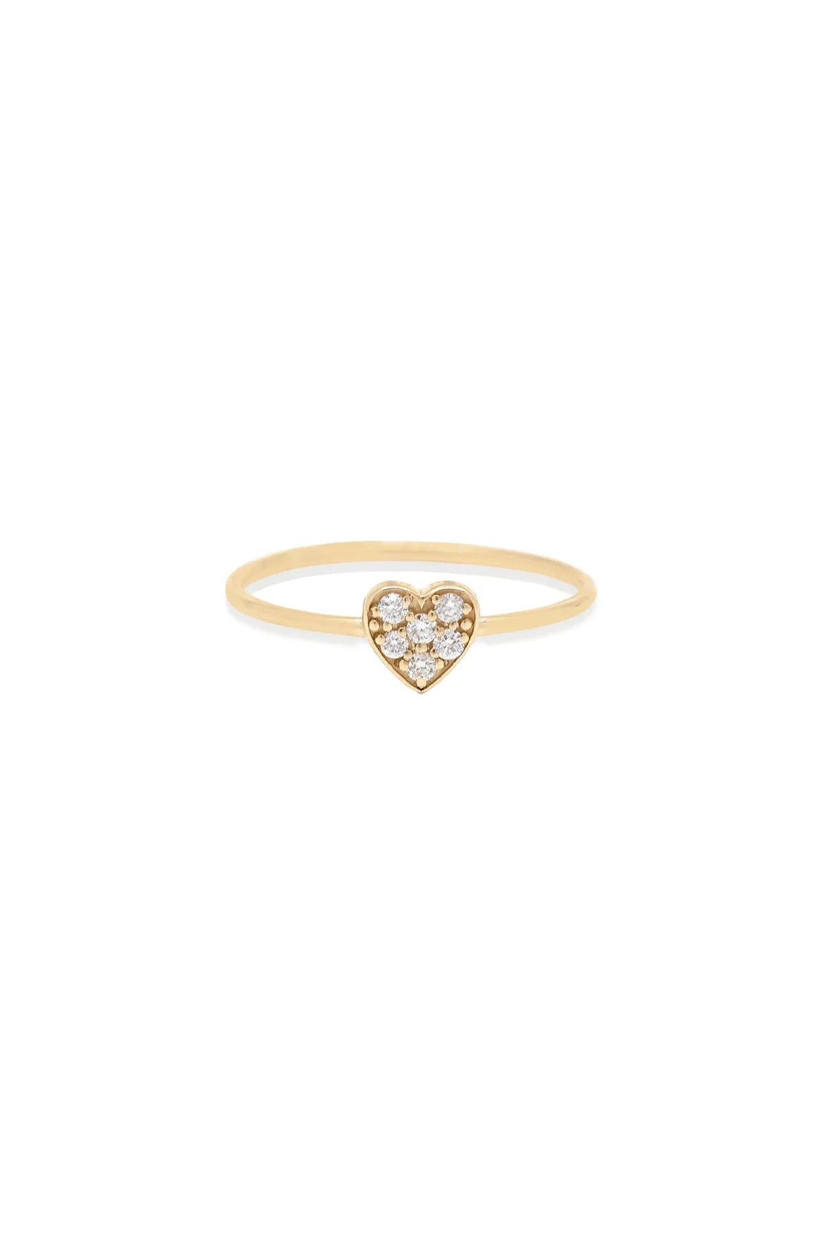 BISOUX - Diamond Heart Ring