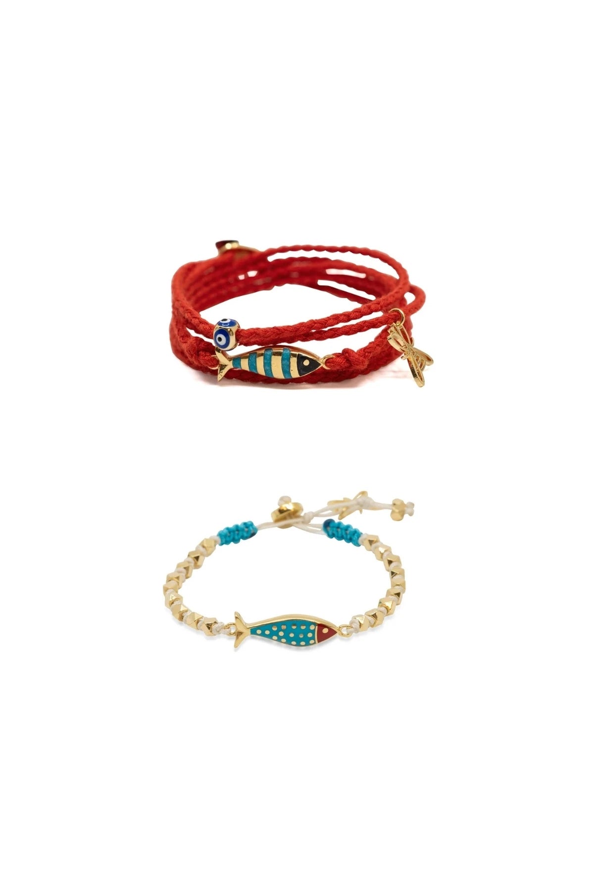 SALTY – Turquoise Fish Bracelet Duo