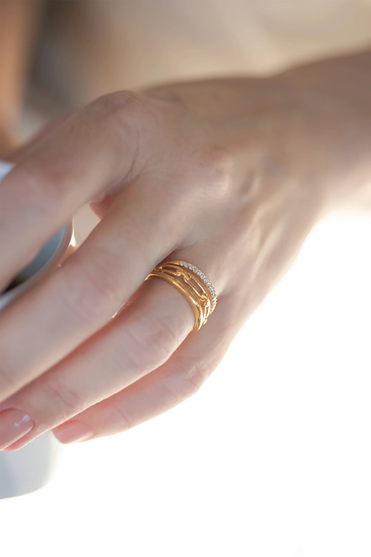 DIVA – Layered CZ Statement Ring