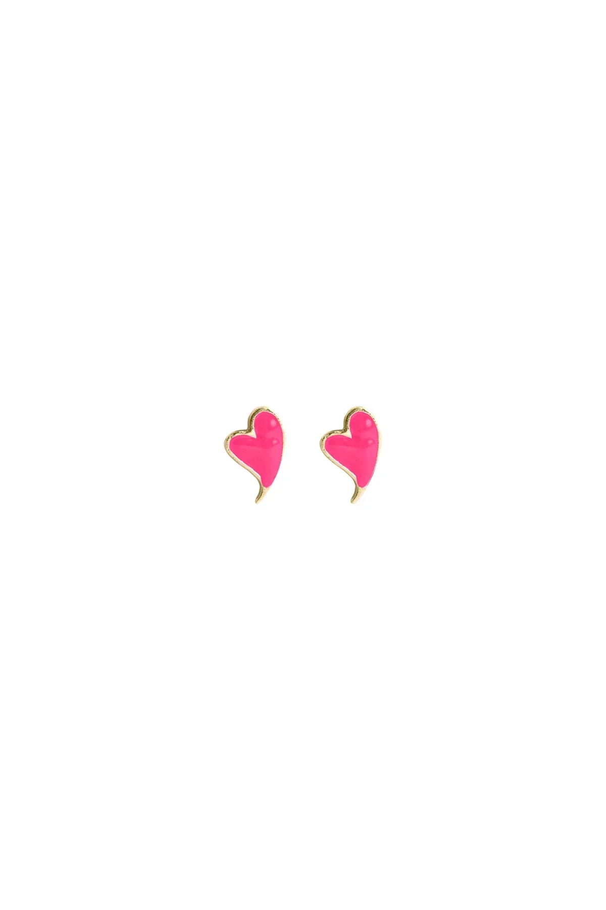 PINK HEARTBEAT – Little Love Stud Earrings