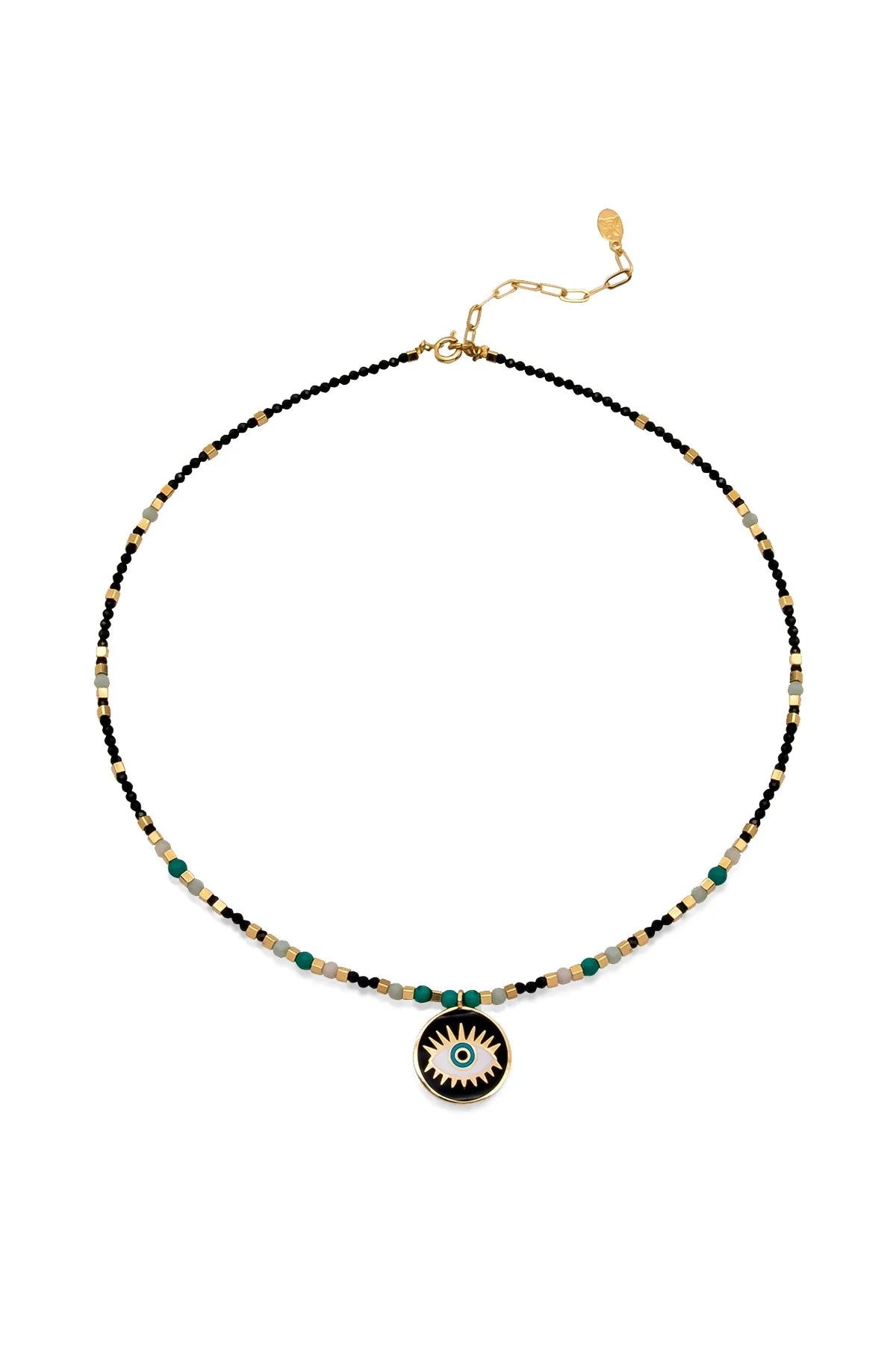 WATCH ME – Protective Eye Gem Beaded Necklace