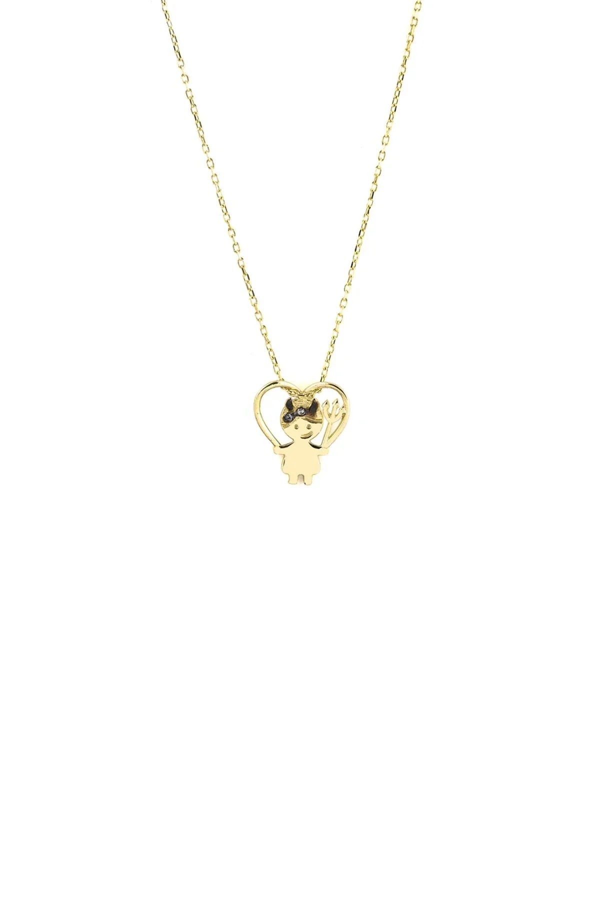 SHE DEVIL – Playful Angel & Devil Girl Necklace