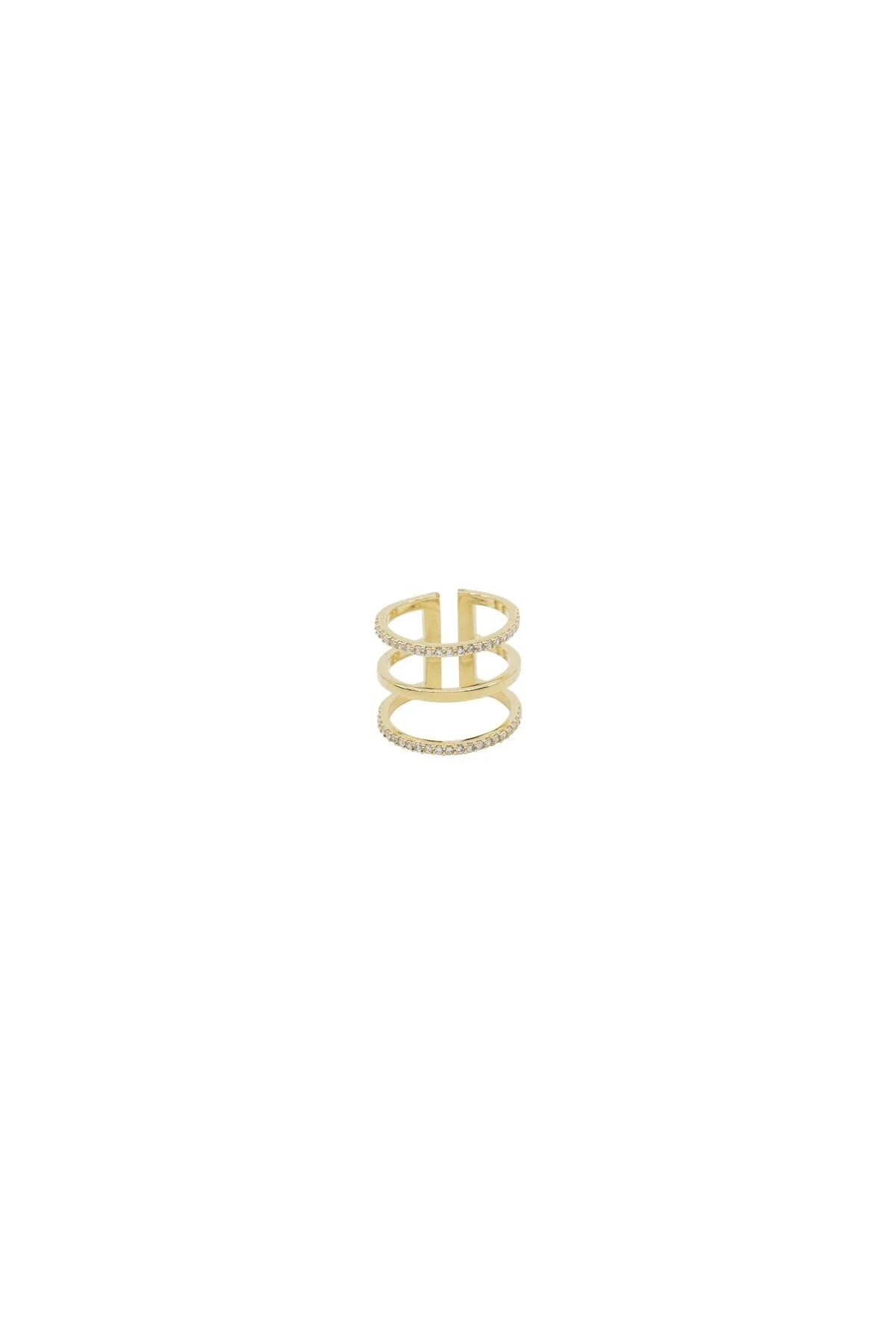 DIAMOND CIRCLES – Layered Diamond Band Ring