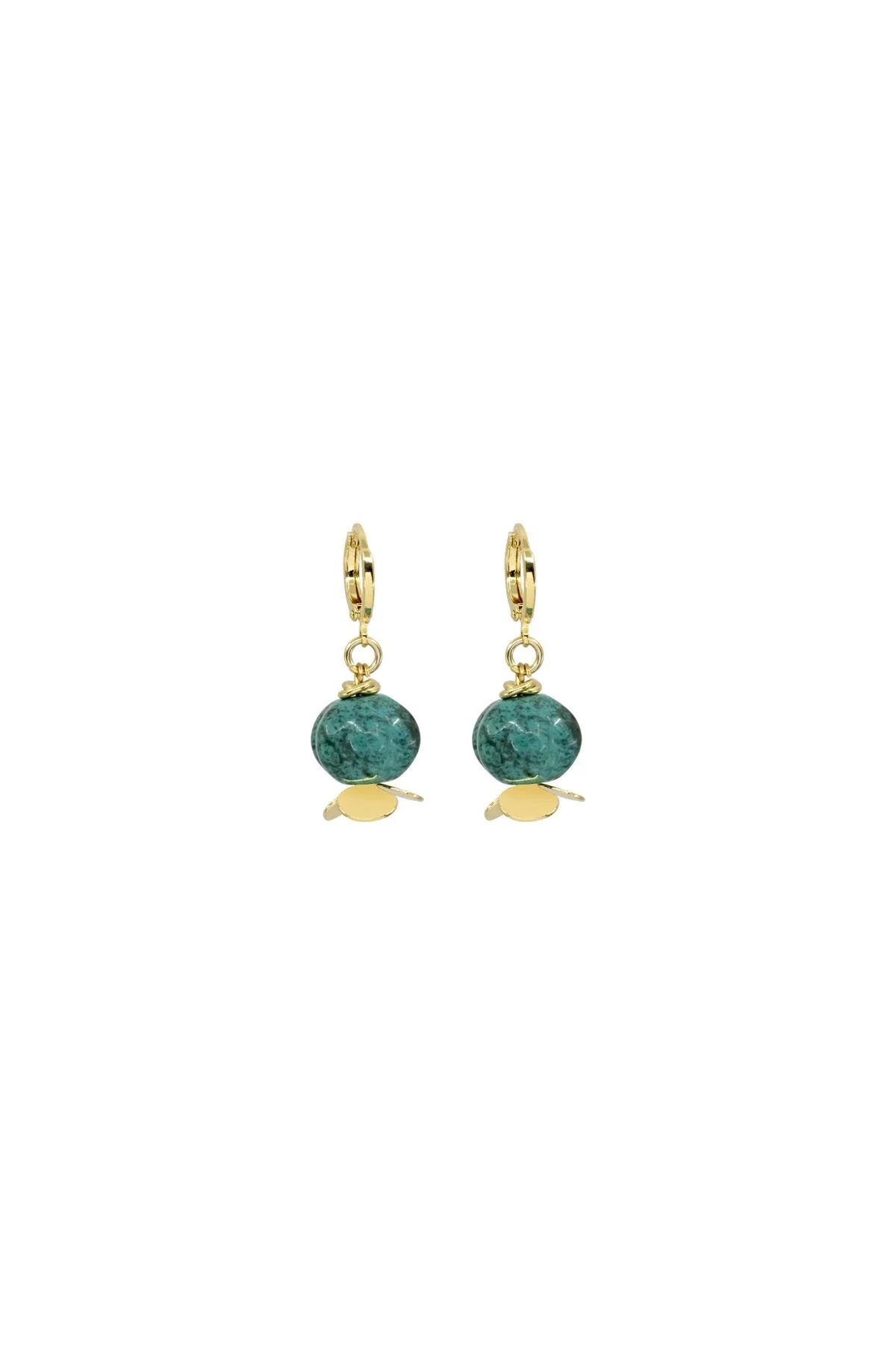 VIOLA – Turquoise Drop Earrings