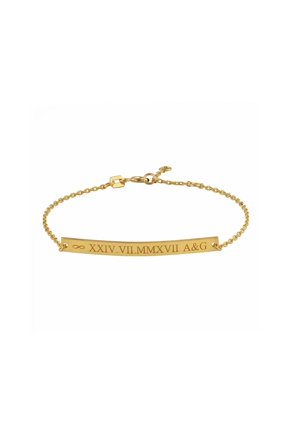 ROME - Personalized Roman Numeral Bracelet