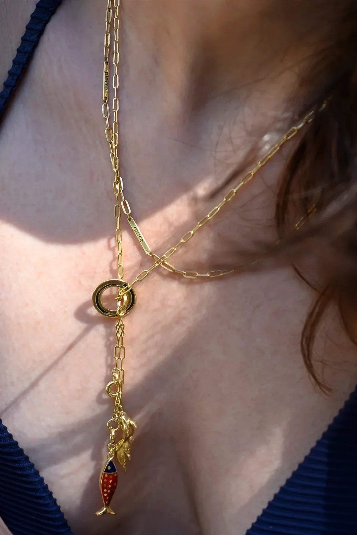 TRIBE – Family Names Paperclip Necklace