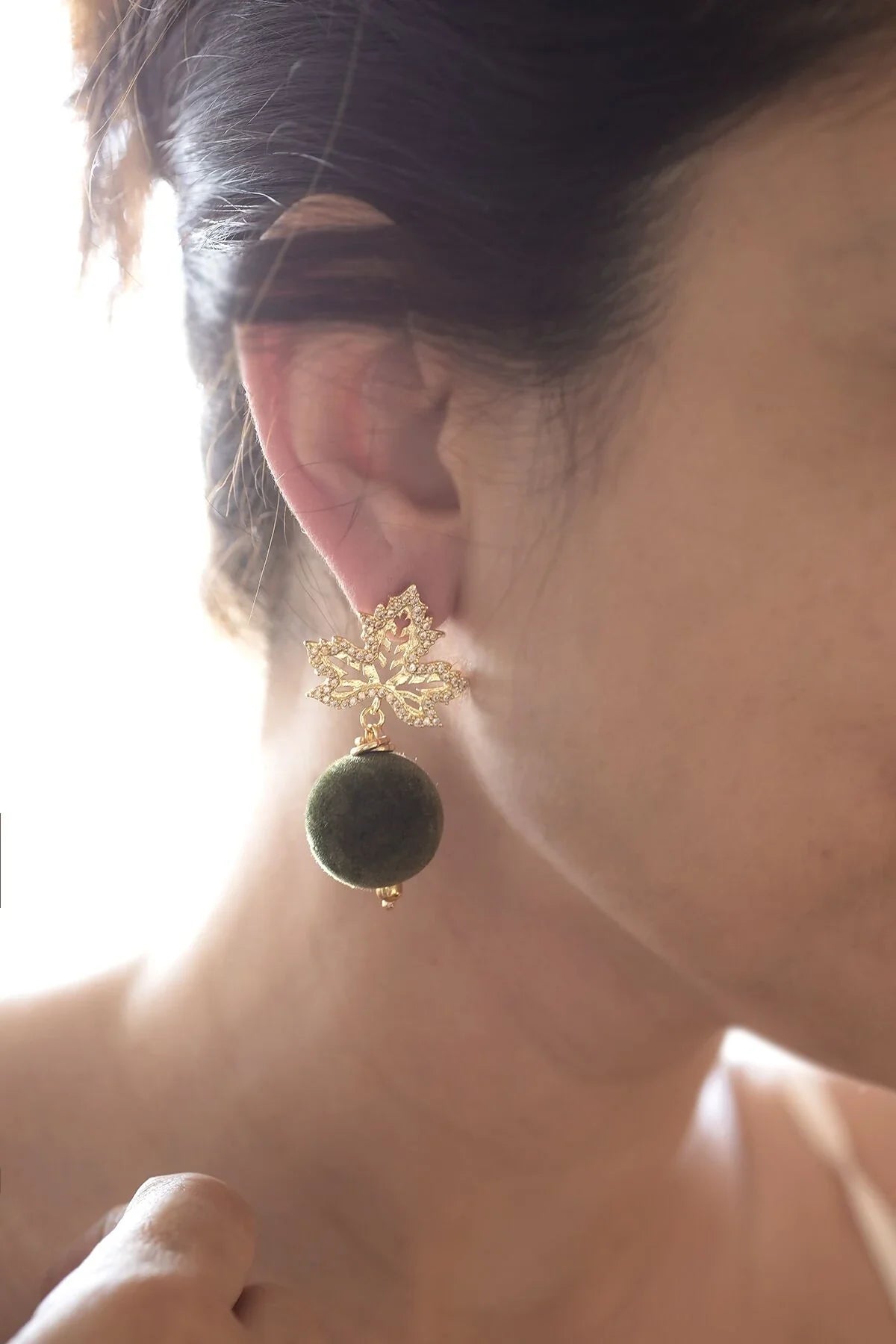 PLANE – Maple Leaf Drop Earrings