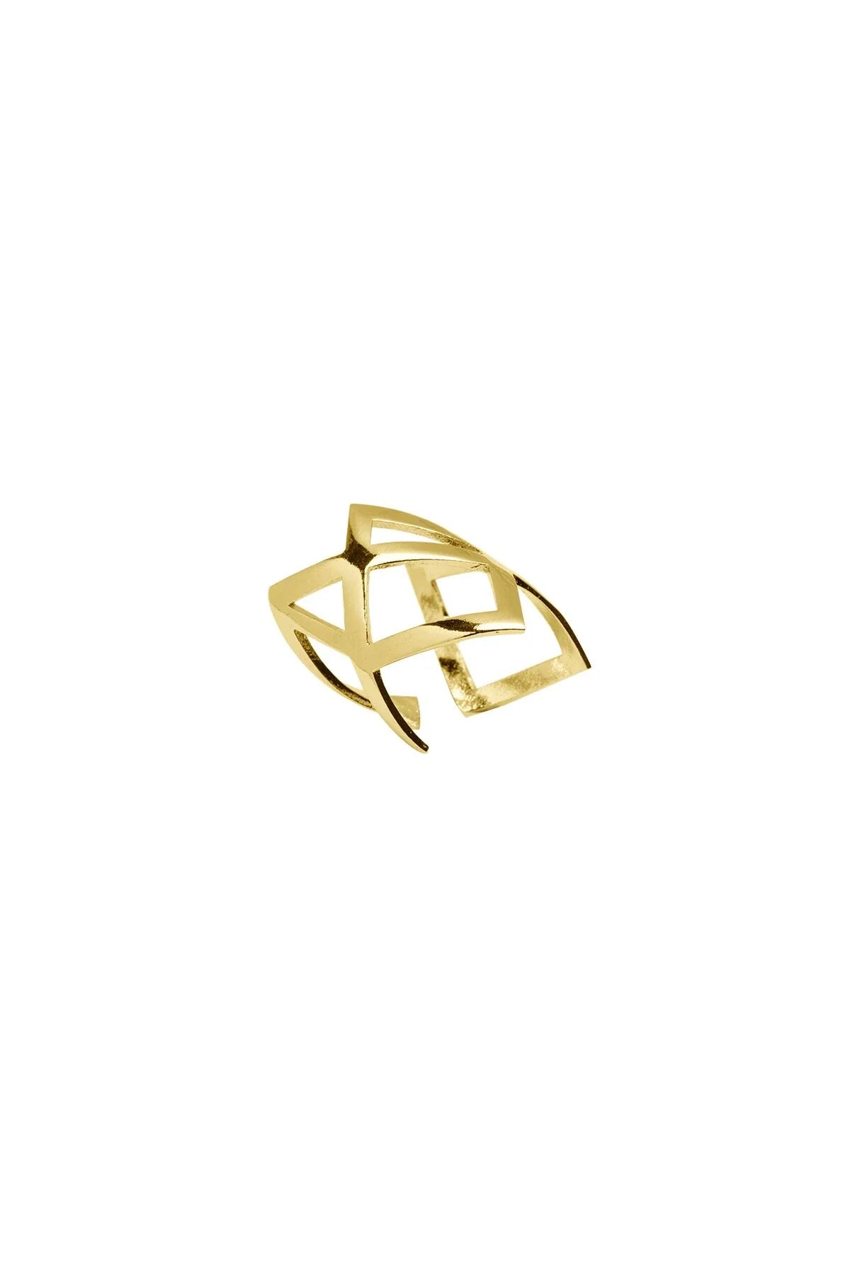 LOSANGE – Modern Geometric Statement Ring
