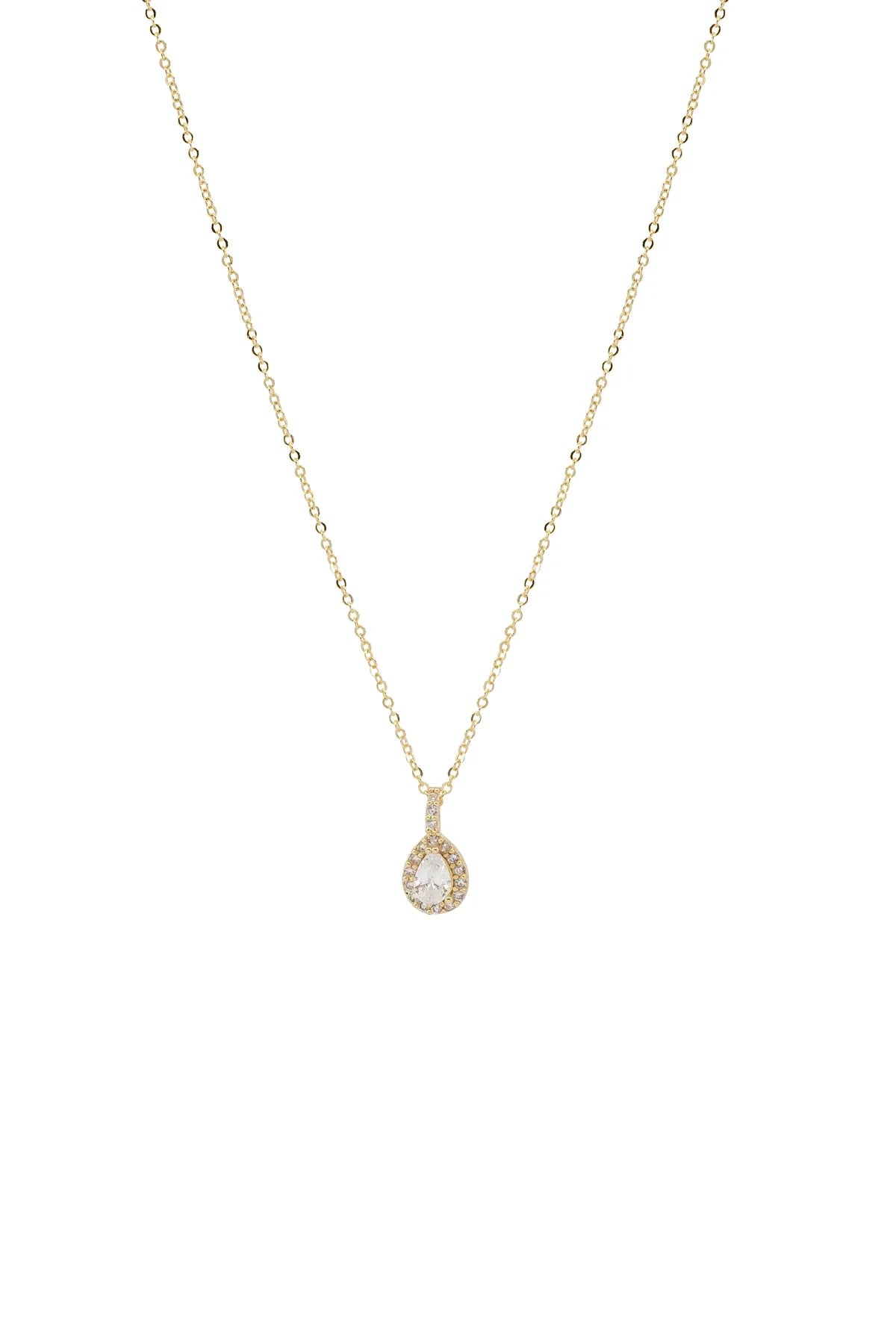 PEAR – Pear-Cut CZ Necklace