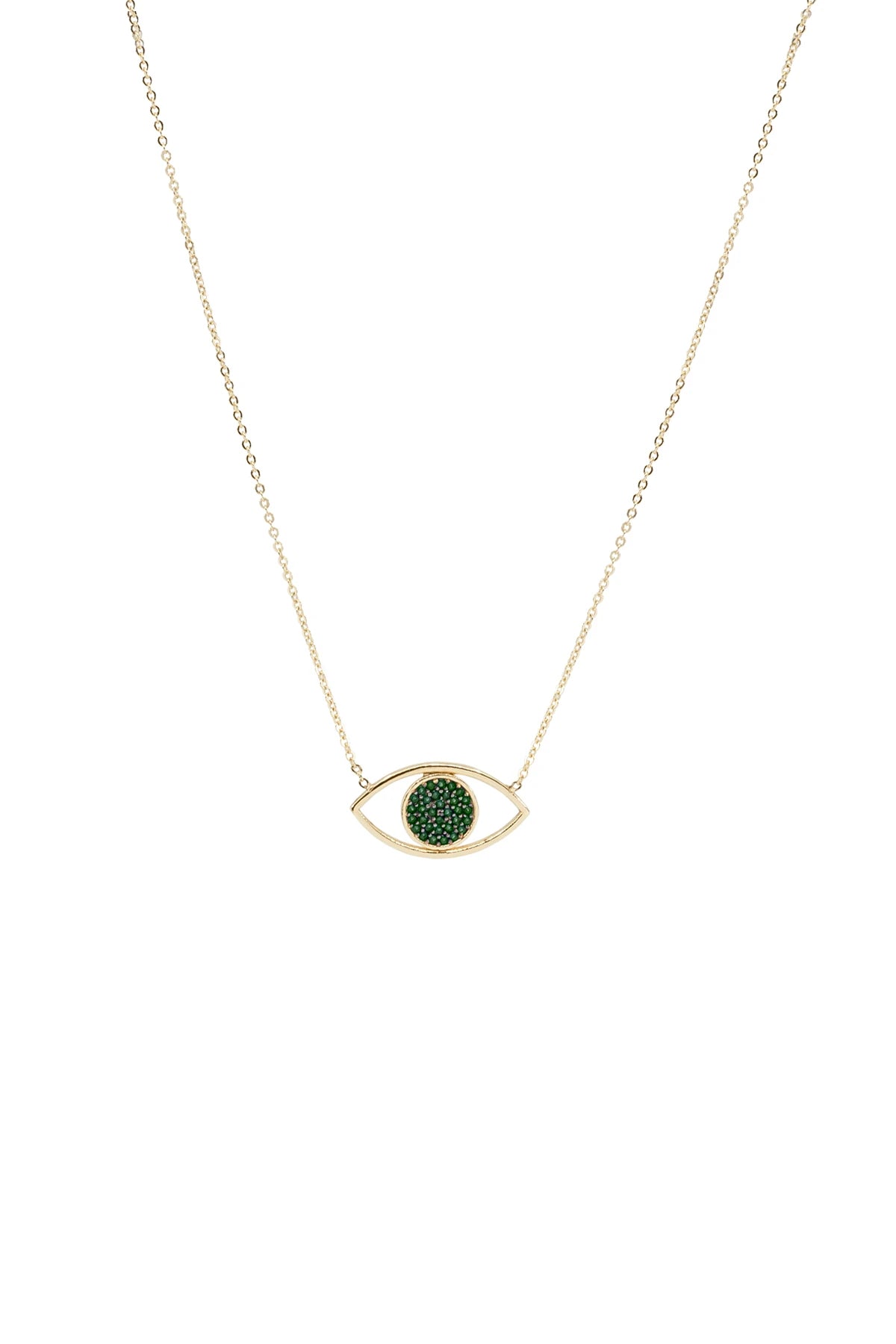 EMERALD EYE – Green Eye Pendant Necklace