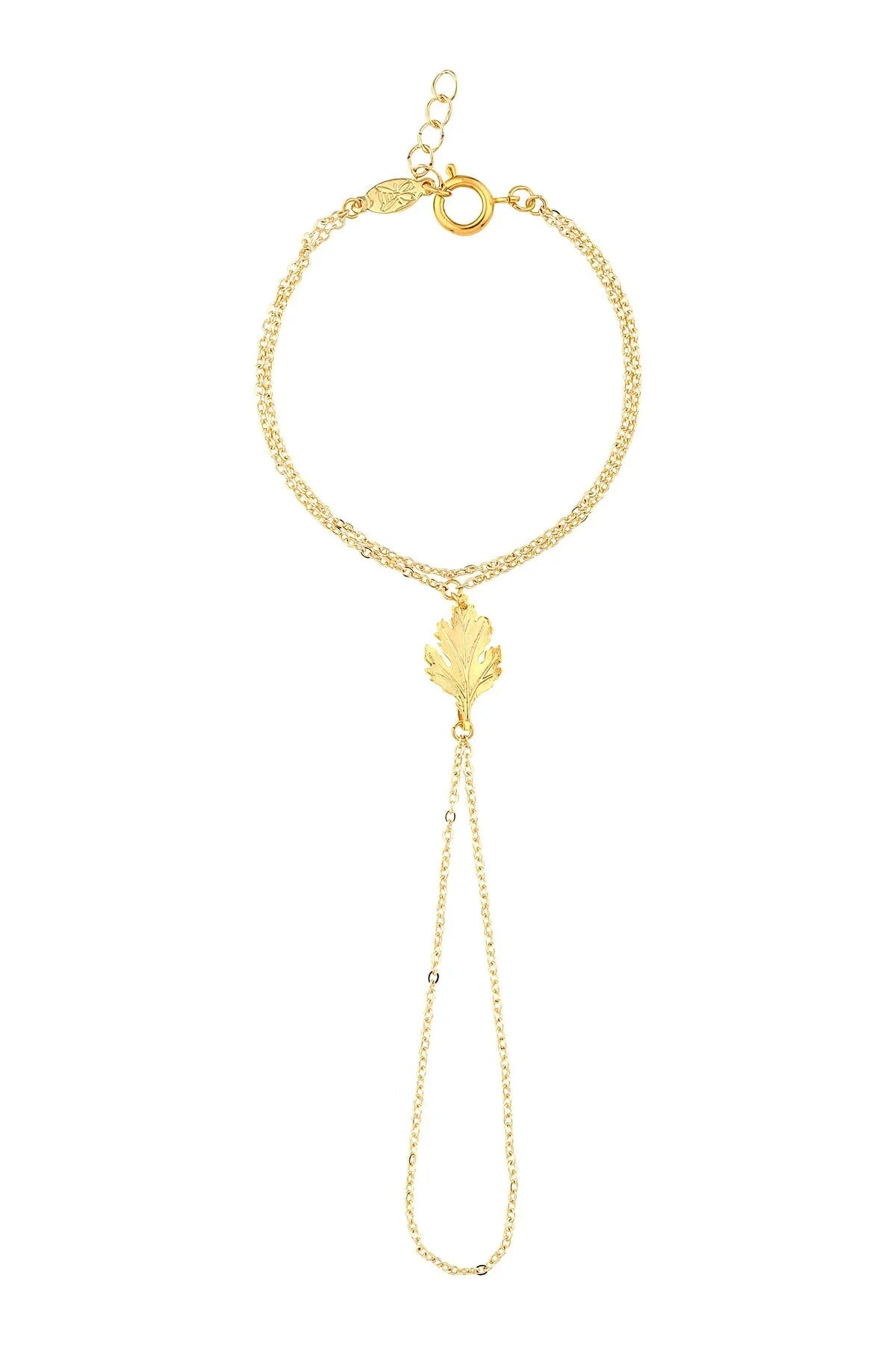 THE LEAF – Hand Chain Bracelet
