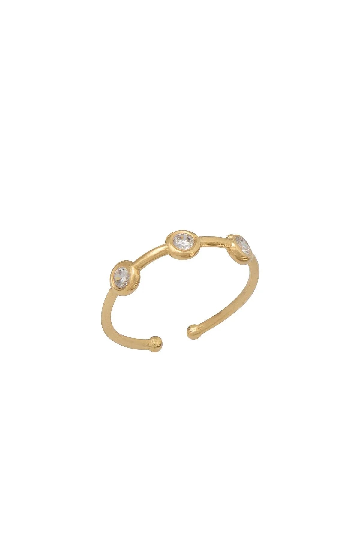 TROIA – Three CZ Balance Ring