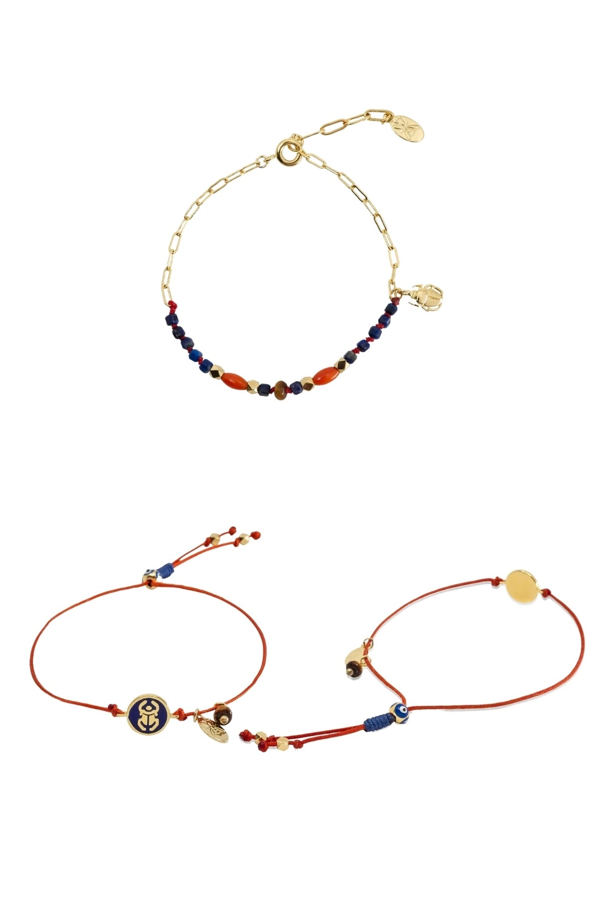 BEE MY GURU - Bee Charm Bracelet Stack