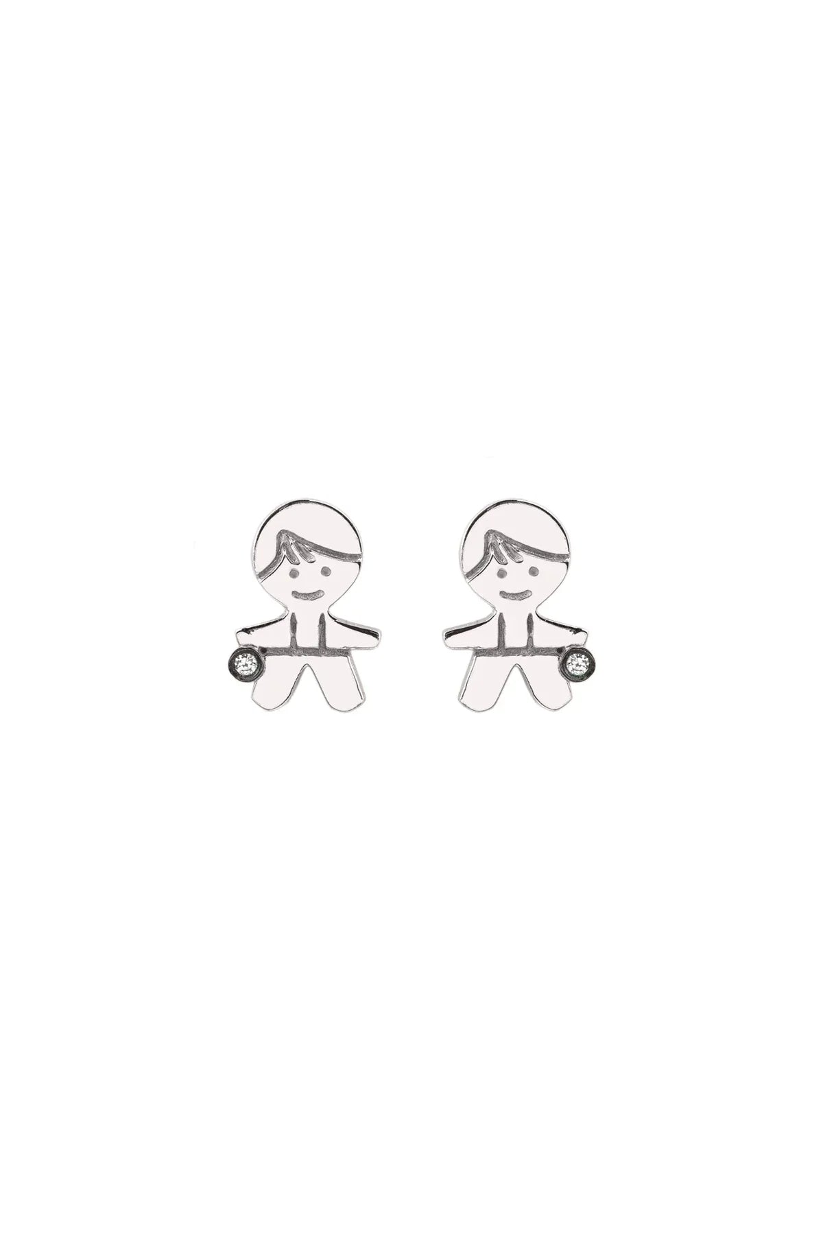 STRIKER – Playful CZ Little Hero Earrings