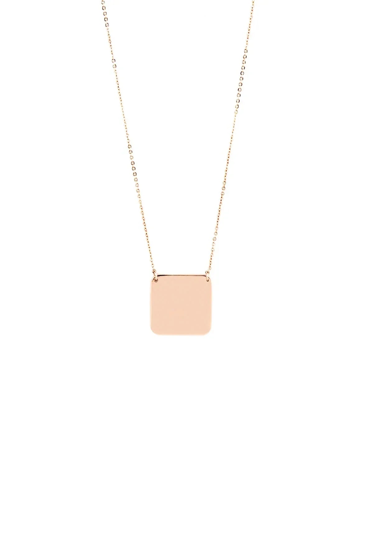 SQUARE - Square Medallion Necklace