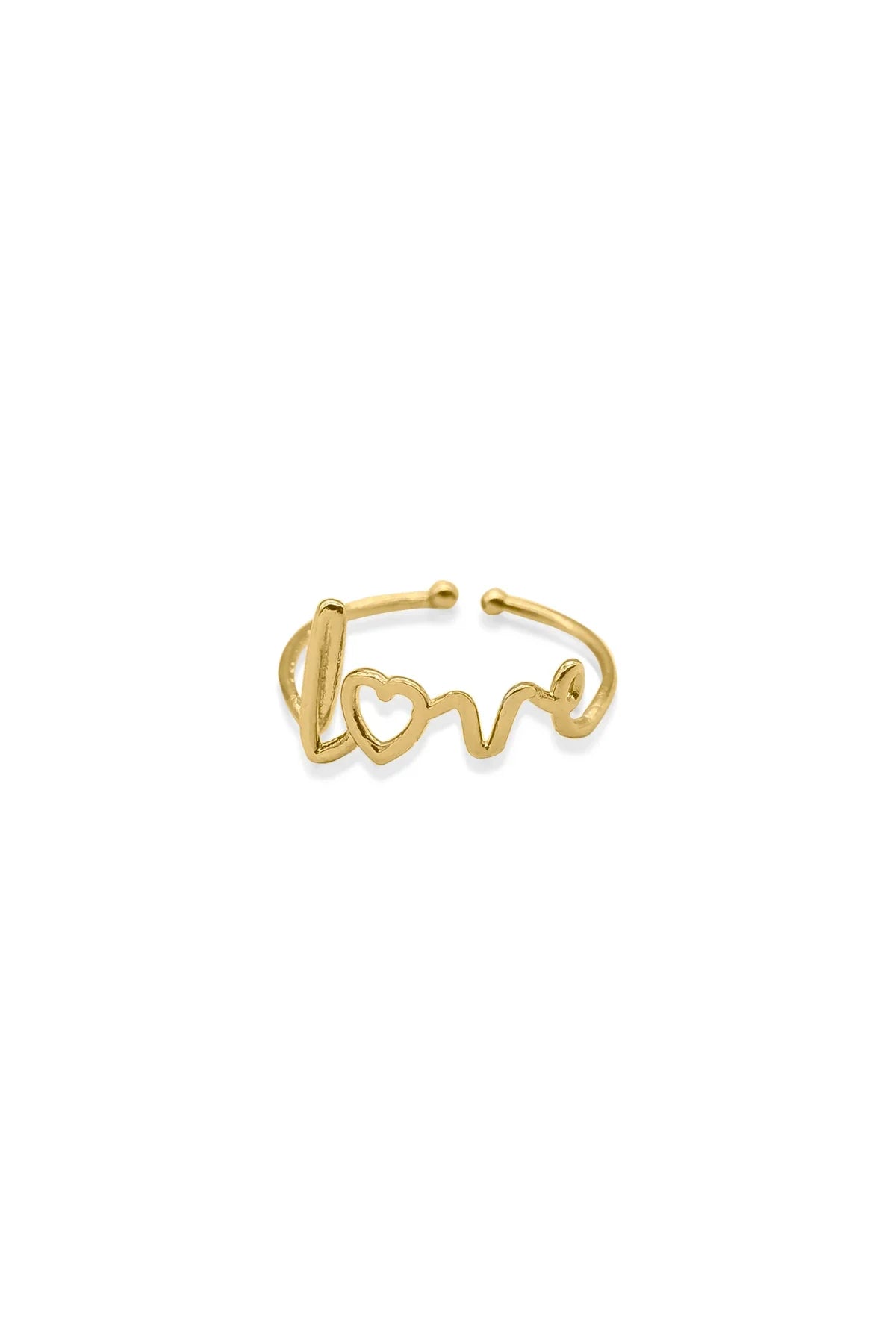 LOVE ME TENDER – Script Love Ring
