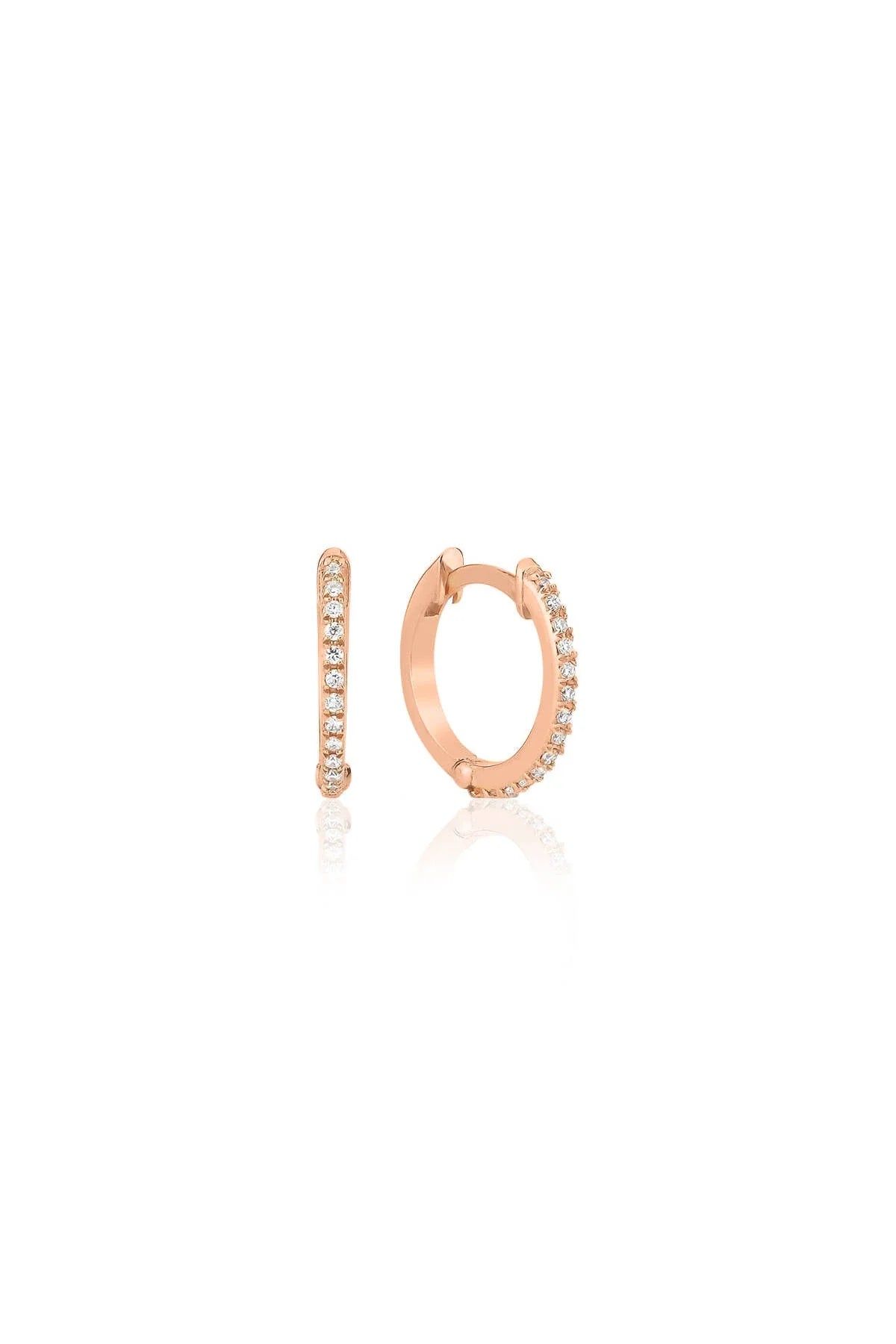 ASTRO - Diamond Hoop Earrings