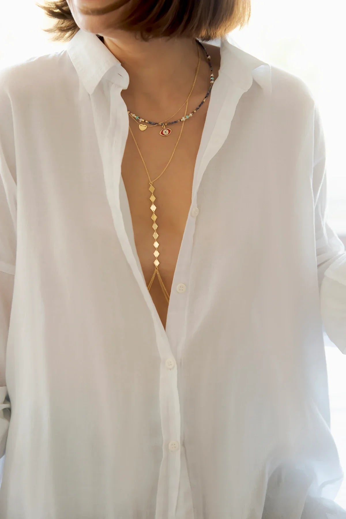 LOVEFUL – Petite Heart Medallion Necklace