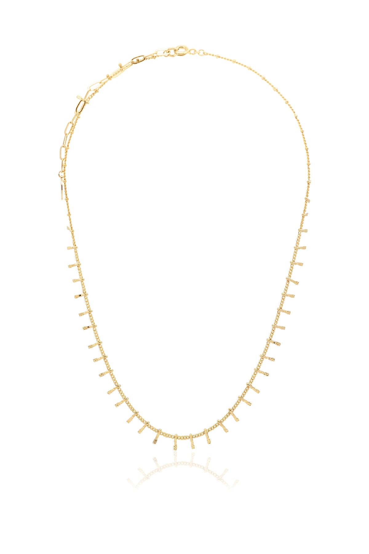 HERRIA – Delicate Fringe Bar Necklace