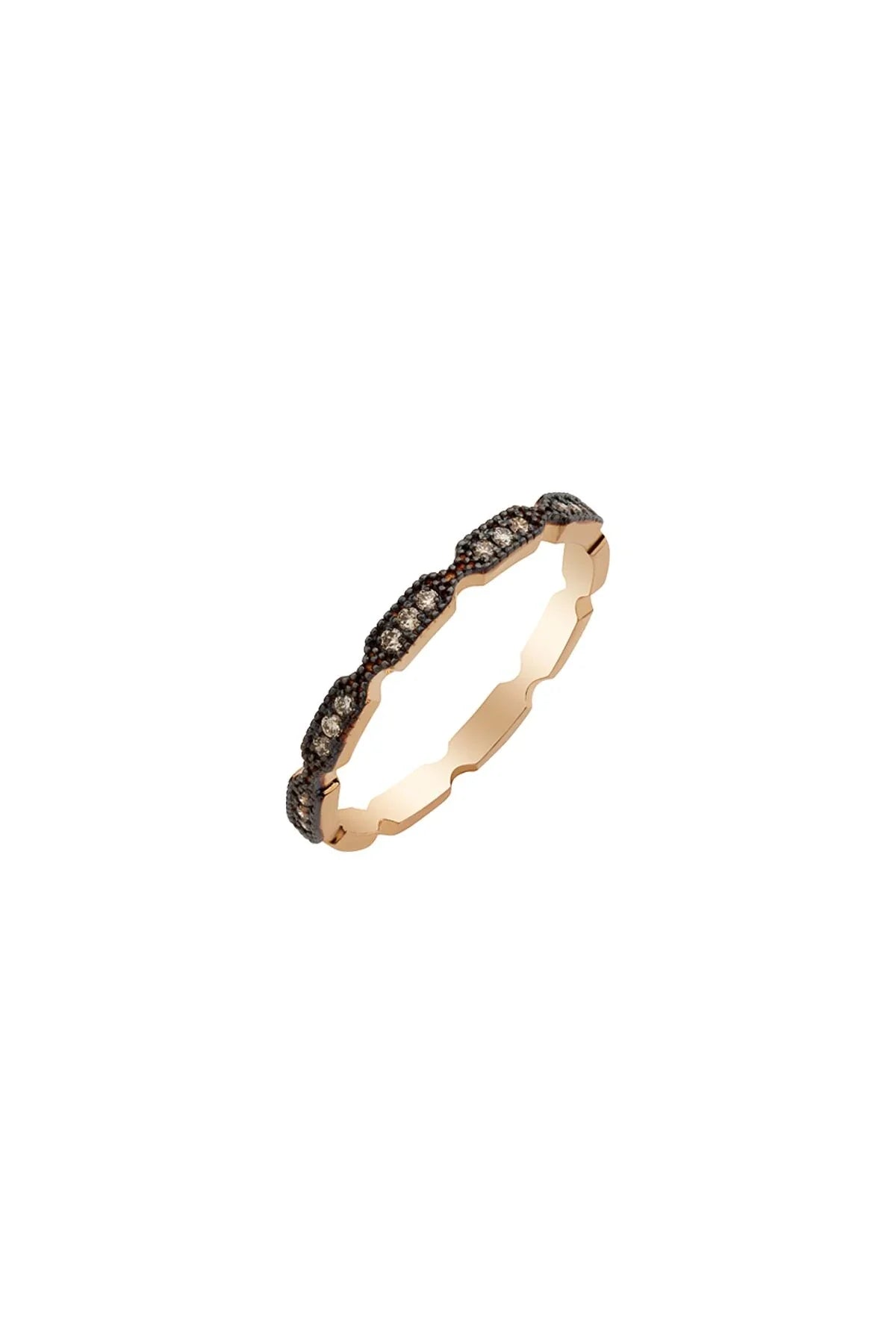 LIVIA - 14K Gold Full Eternity Diamond Ring