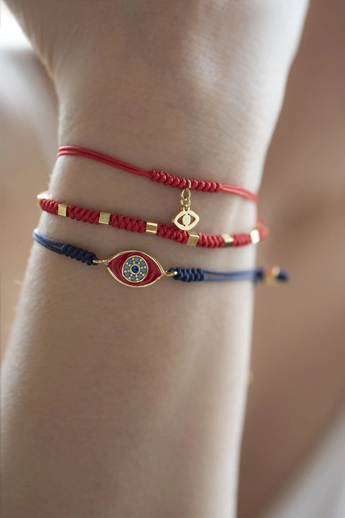 RUBIK – RED - Braided Bracelet