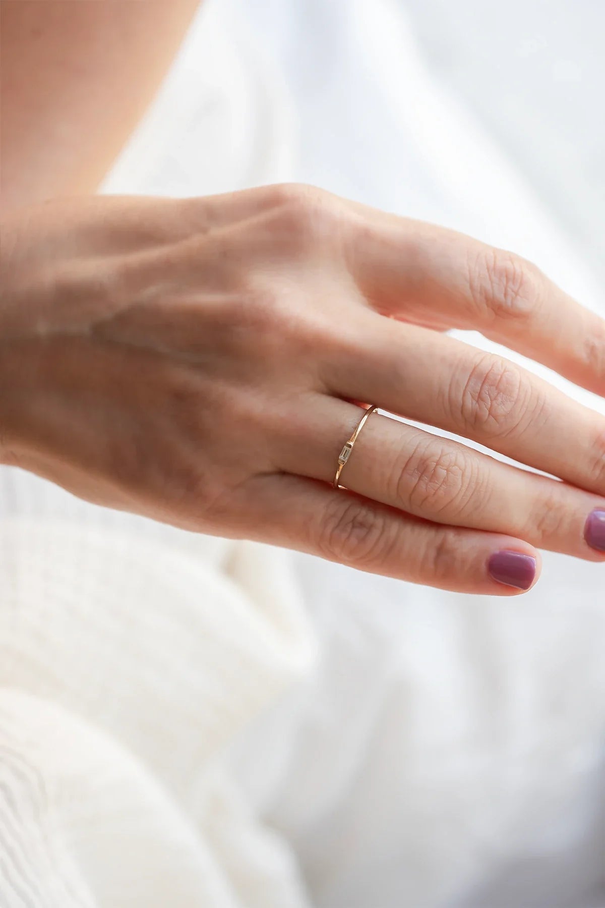 SOLITAIRE – Baguette – S – Baguette Solitaire Ring