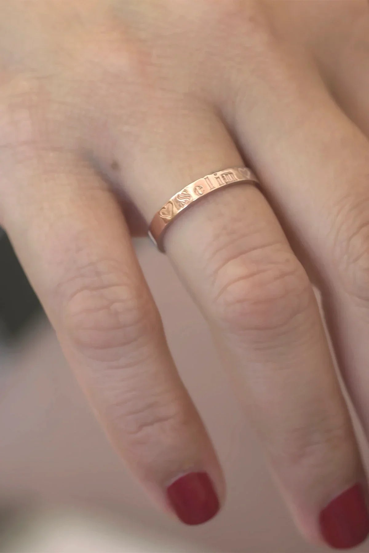PLAIN - Engraved Wedding Band