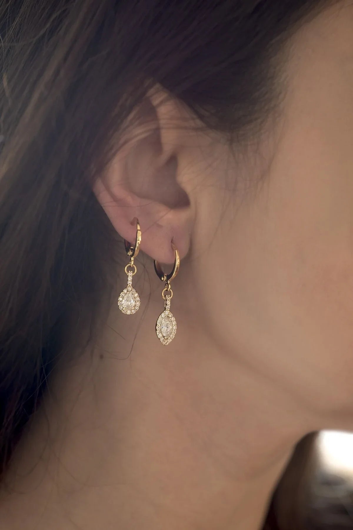 ADELE – Marquise Cut CZ Earrings